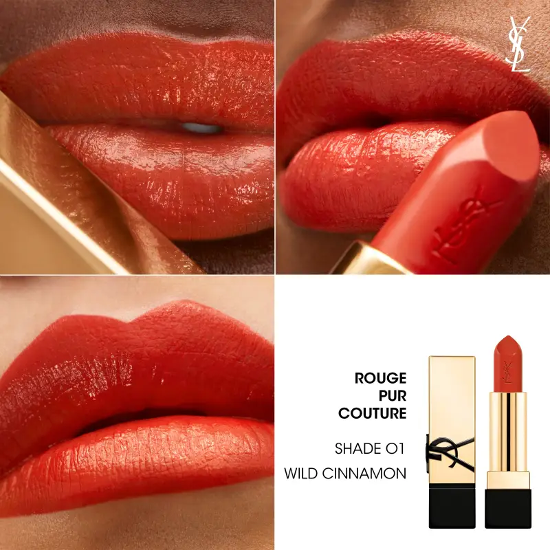 Labbra Rouge Pur Couture - Rossetto Satinato ORANGE O1 - Rossetti miniatura 4