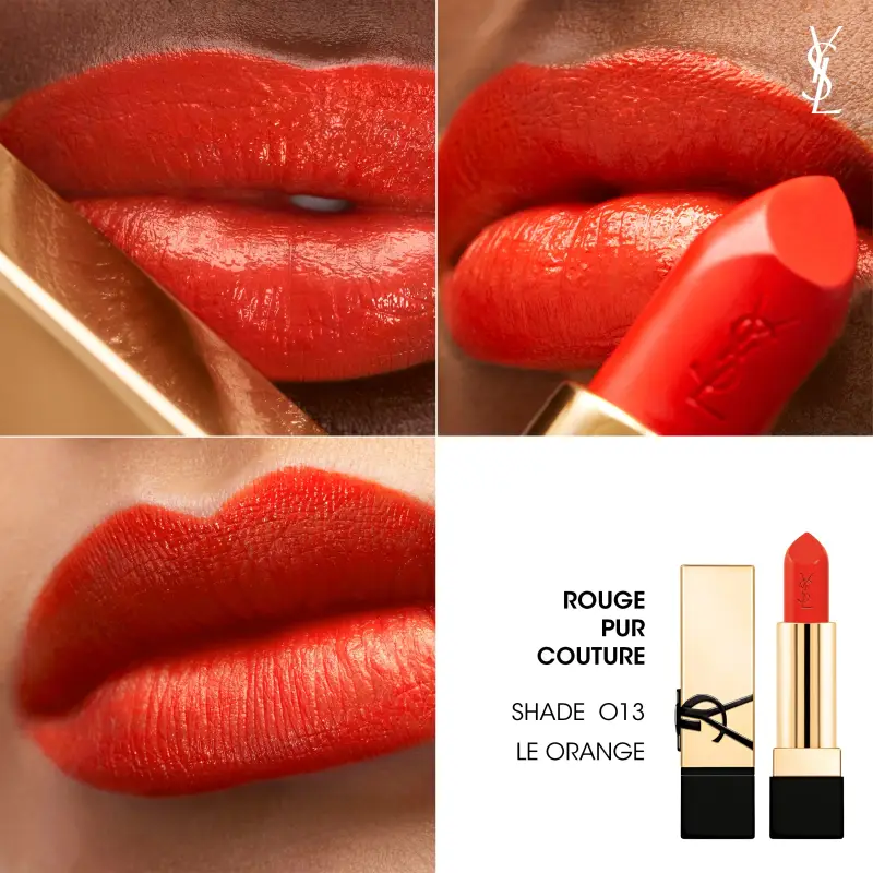 Labbra Rouge Pur Couture - Rossetto Satinato ORANGE O13 - Rossetti miniatura 4