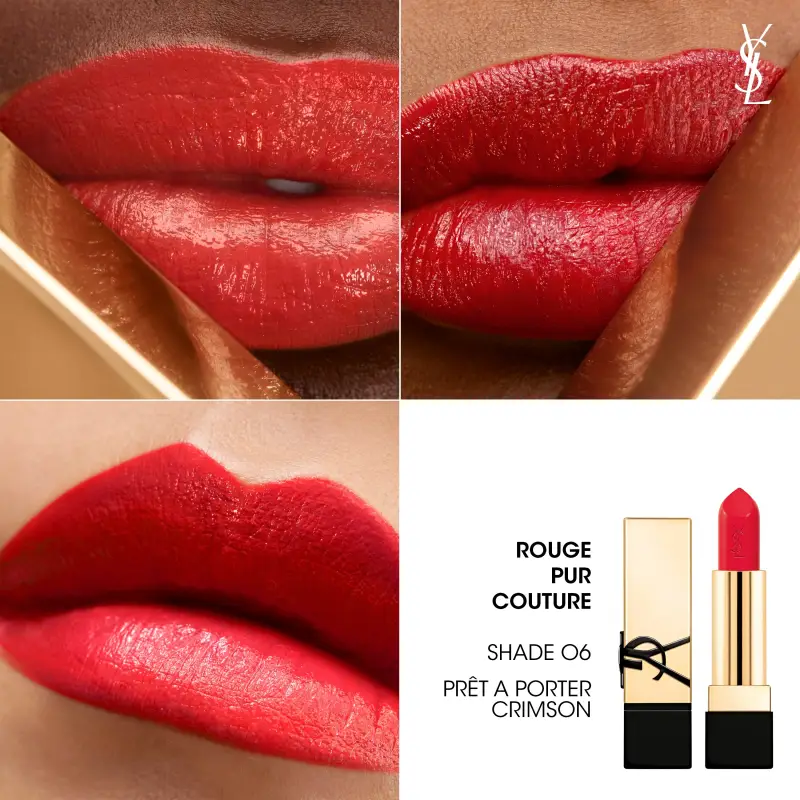 Labbra Rouge Pur Couture - Rossetto Satinato ORANGE O6 - Rossetti miniatura 4