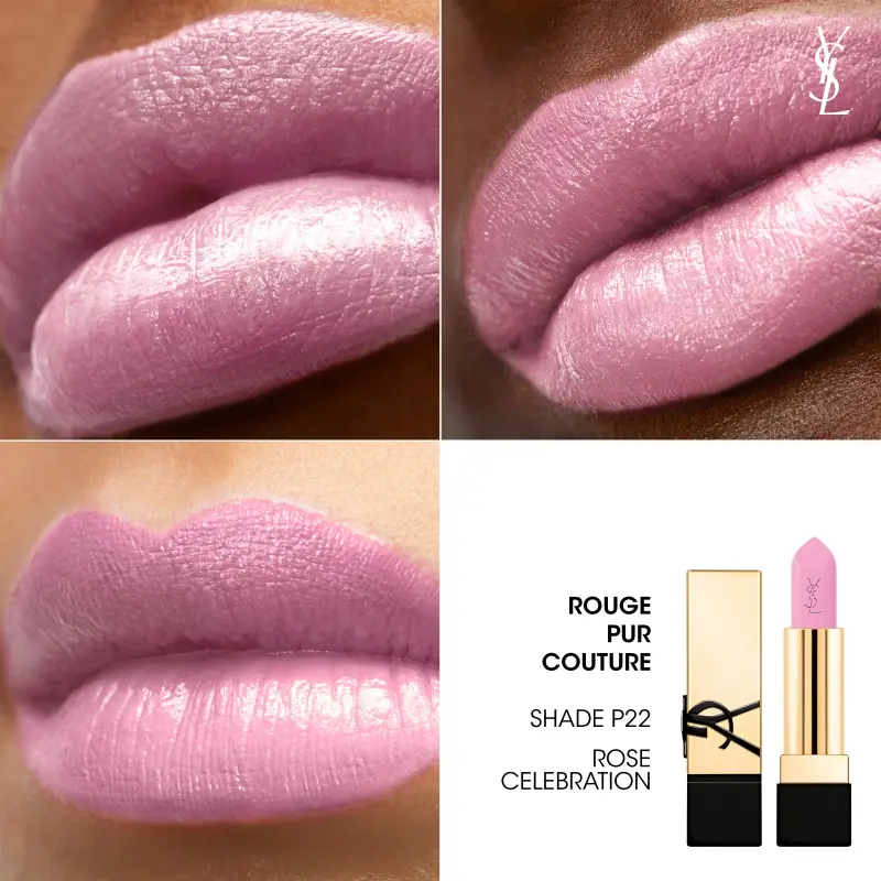 Labbra Rouge Pur Couture - Rossetto Satinato PINK P22 - Rossetti miniatura 4