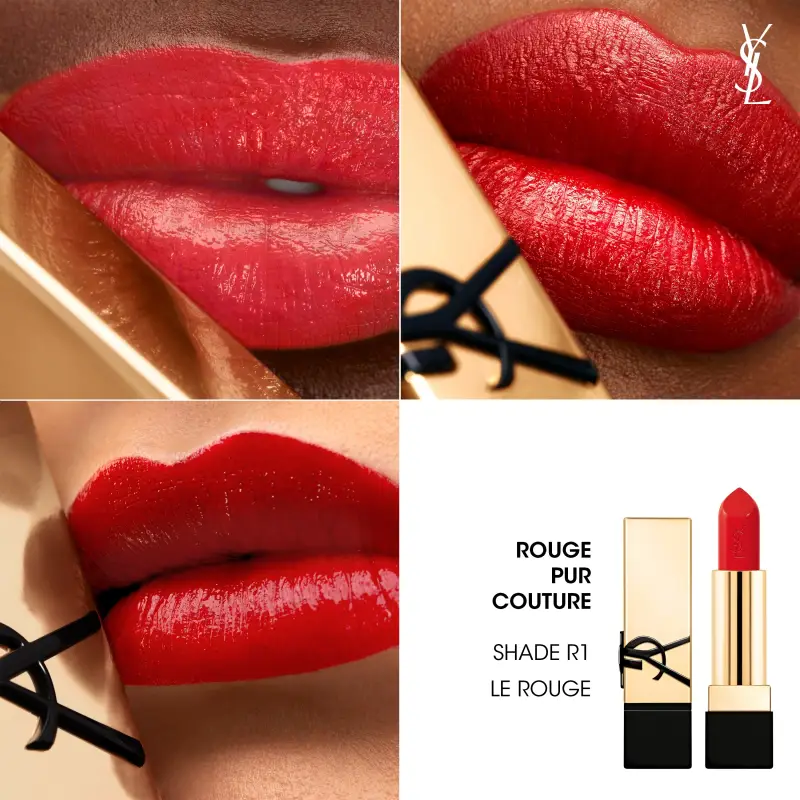 Labbra Rouge Pur Couture - Rossetto Satinato ROUGE R1 - Rossetti miniatura 4