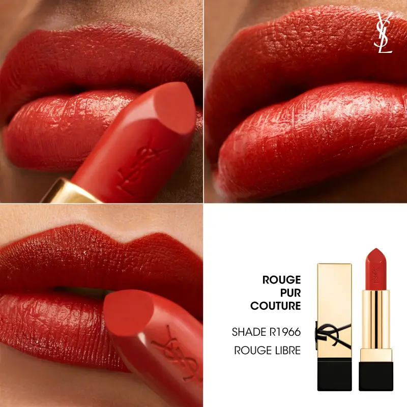 Labbra Rouge Pur Couture - Rossetto Satinato ROUGE R1966 - Rossetti miniatura 4