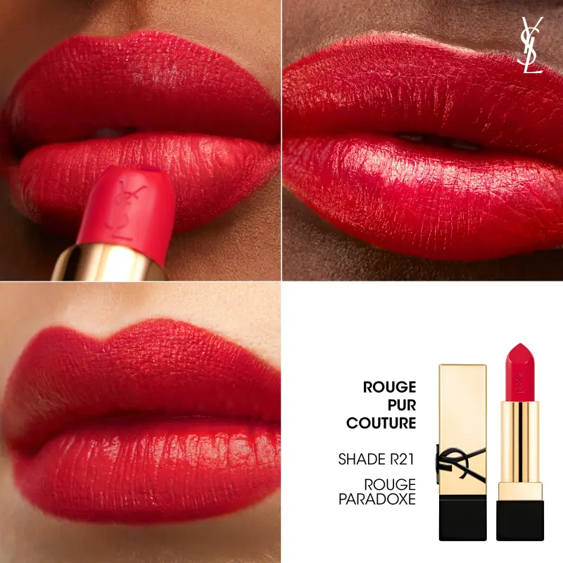 Labbra Rouge Pur Couture - Rossetto Satinato ROUGE R21 - Rossetti miniatura 4