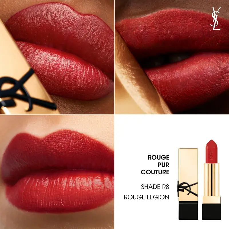 Labbra Rouge Pur Couture - Rossetto Satinato ROUGE R8 - Rossetti miniatura 4