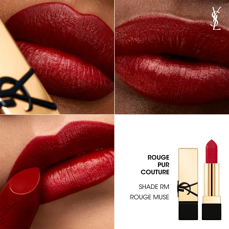 Labbra Rouge Pur Couture - Rossetto Satinato ROUGE RM - Rossetti miniatura 4