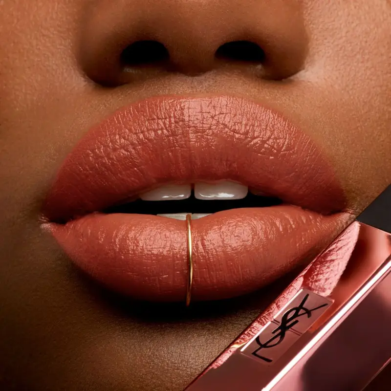 Labbra Rouge Pur Couture The Slim Glow Matte 214 Illicit Orange - Rossetti miniatura 2