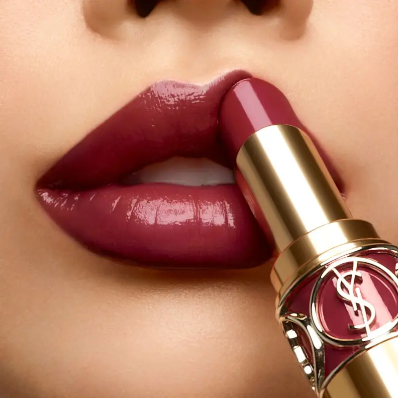 Labbra Rouge Volupté Shine 129 Carmine Retro - Rossetti miniatura 2