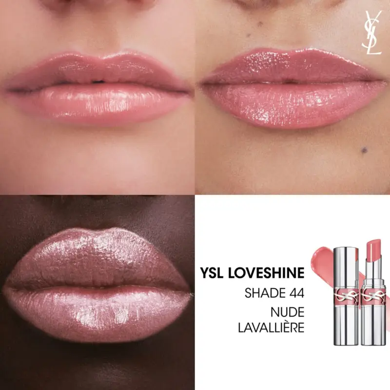 Labbra YSL Loveshine 44 Nude Lavallière - Rossetti miniatura 3
