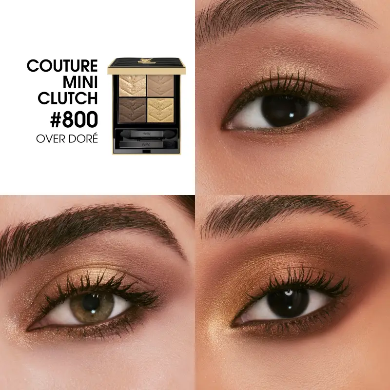 Yves Saint Laurent Clutch Oro 3018301 miniatura 4