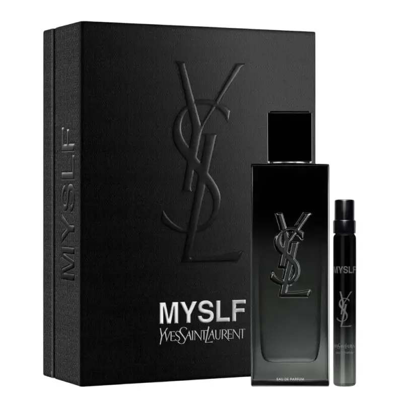 Set Yves Saint Laurent Myslf Eau de Parfum da uomo ricaricabile 100ml + Myslf Eau de Parfum da uomo 10ml
