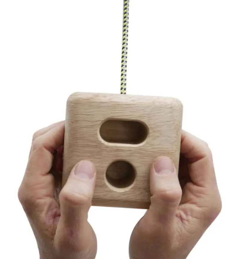 Cube - accessorio pe rallenamento arrampicata Brown