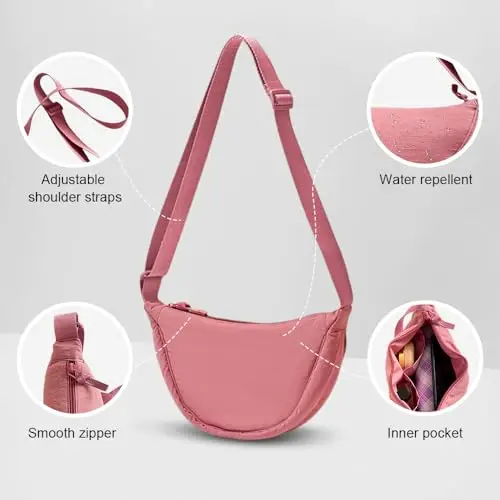 YZROHYI Marsupio Donna Rosa 3318692 miniatura 3