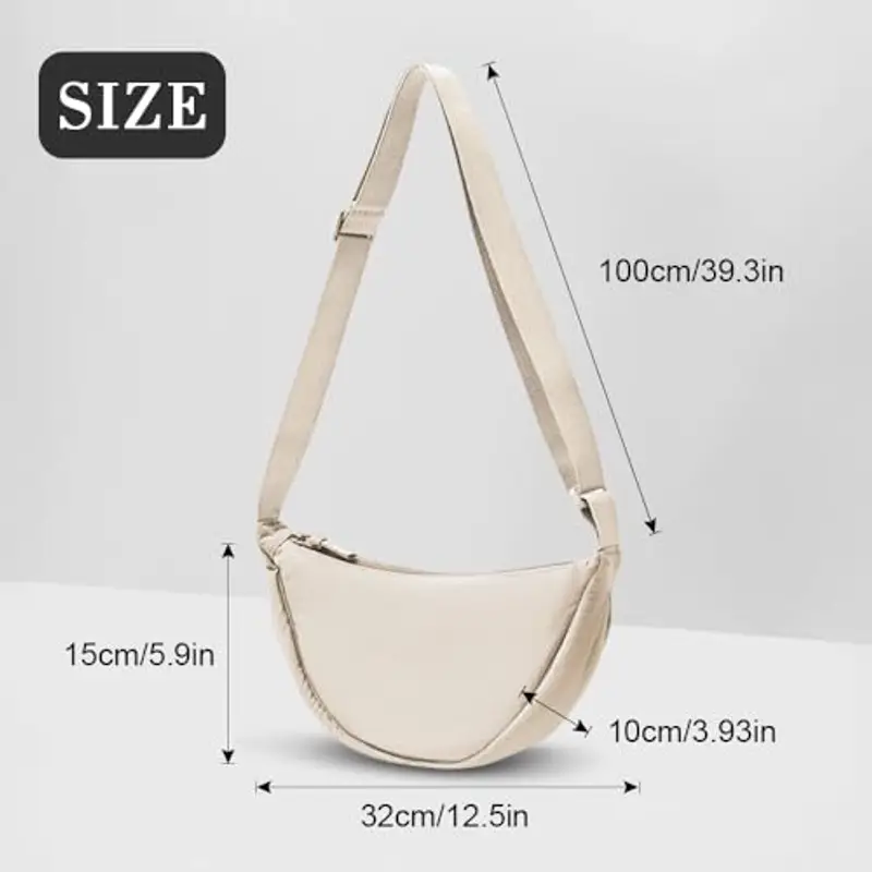 YZROHYI Marsupio Donna Crema 1224870 miniatura 2