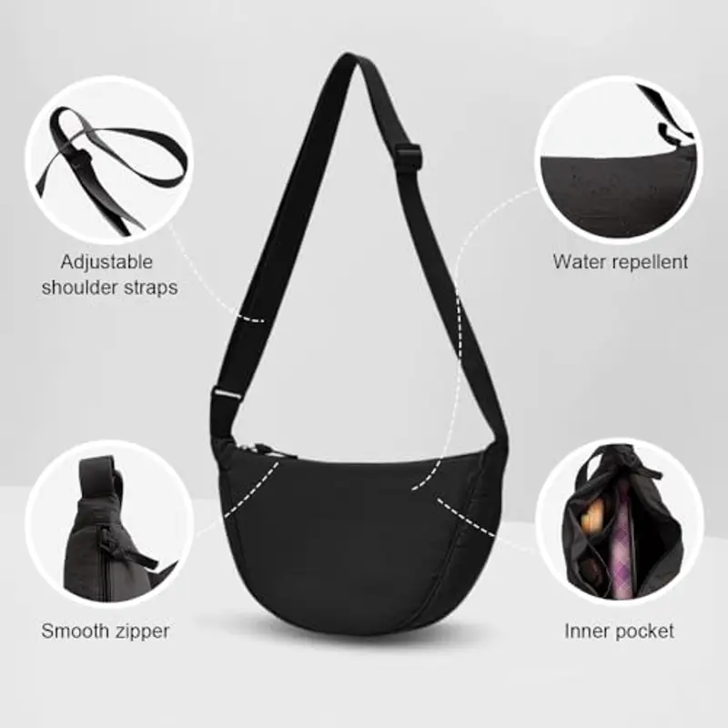 YZROHYI Marsupio Donna Crema 1200148 miniatura 3