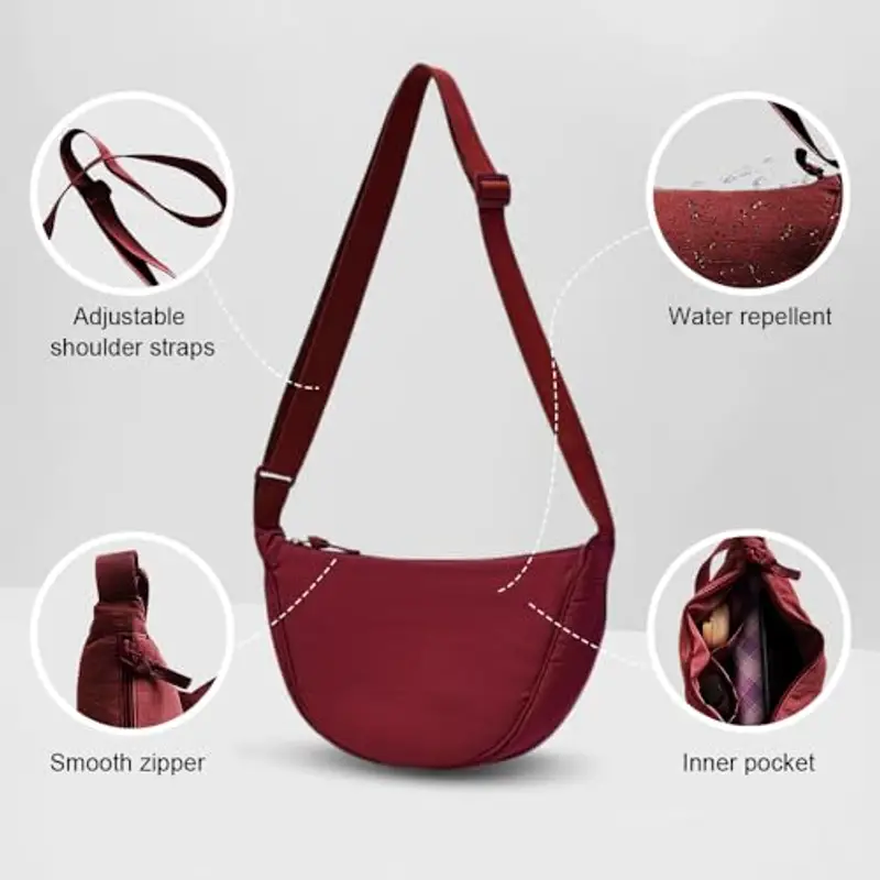 YZROHYI Marsupio Donna Crema 1597611 miniatura 3