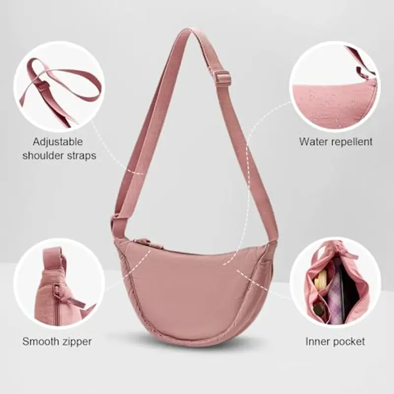 YZROHYI Marsupio Donna Crema 1597615 miniatura 3