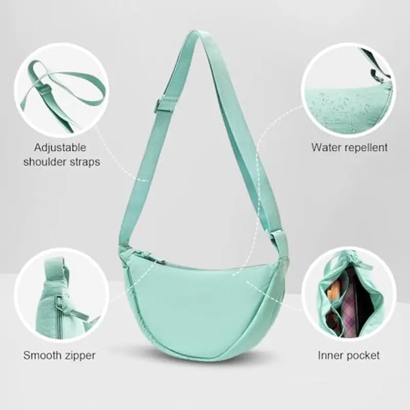 YZROHYI Marsupio Donna Crema 1597612 miniatura 3