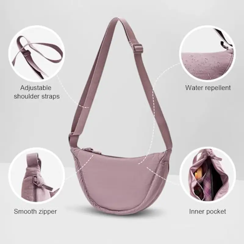 YZROHYI Marsupio Donna Crema 1597610 miniatura 3