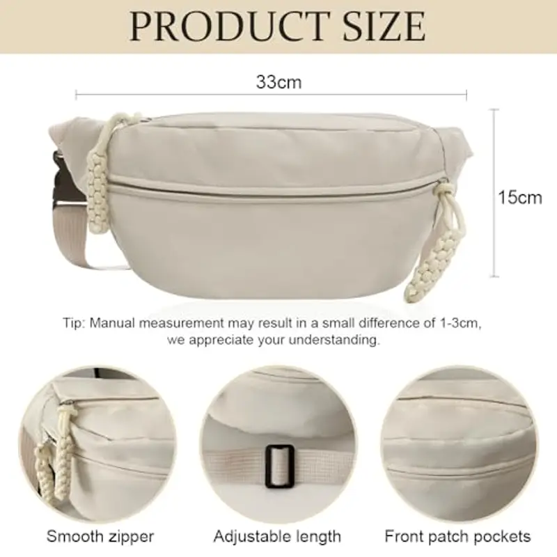 YZROHYI Borsello Donna Bianco 1583390 miniatura 2