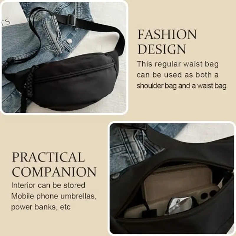 YZROHYI Borsello Donna Nero 1601646 miniatura 3