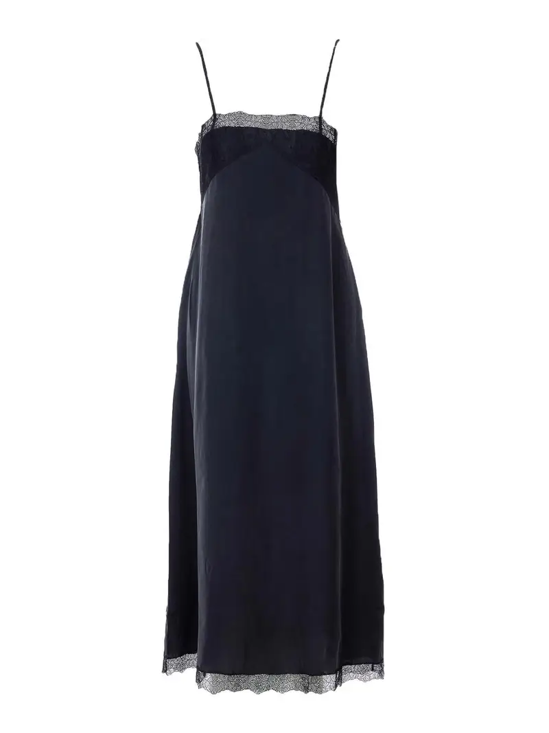 Abito in seta Ridar nero