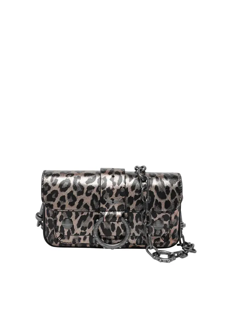 Borsa a portafoglio Leo Kate in metallo Multicolore