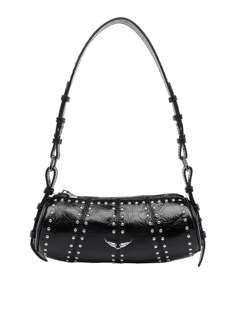 Borsa con borchie Leroudoudou nera Nero