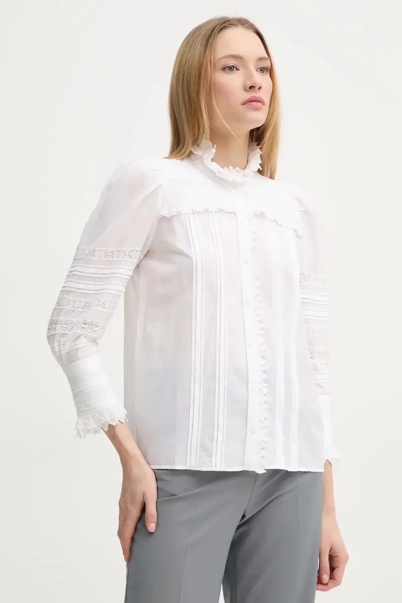 camicia donna colore beige WWSH00515