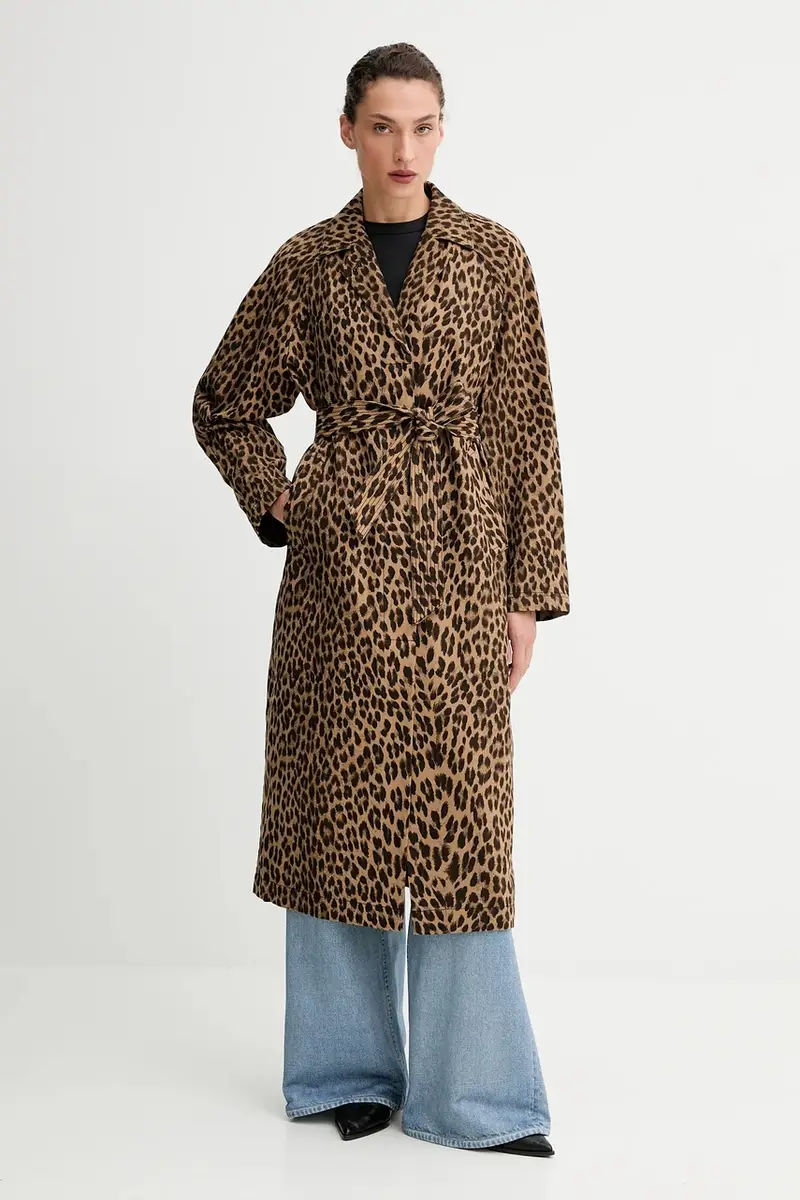 cappotto in cotone Marrone miniatura 3