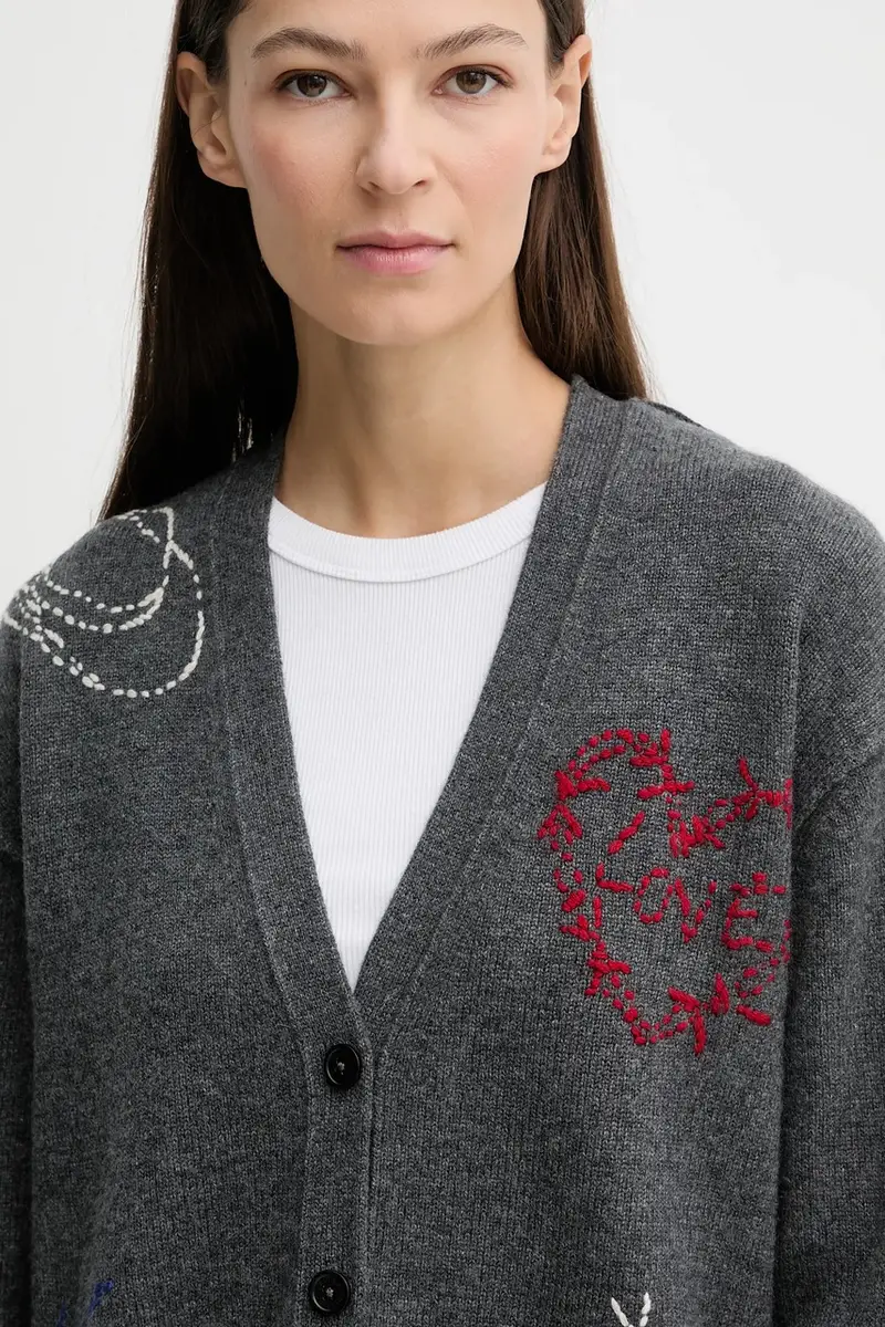 Zadig & Voltaire Cardigan Grigio 4148791 miniatura 4