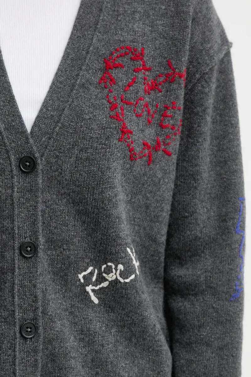 Zadig & Voltaire Cardigan Grigio 4148791 miniatura 5