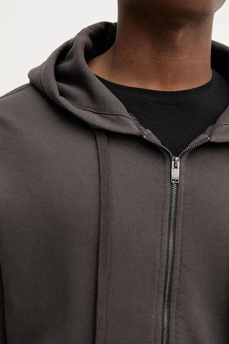 felpa in cotone uomo colore marrone con cappuccio JMSS01311 miniatura 5