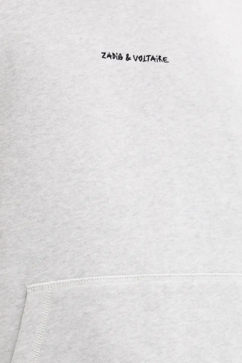 felpa uomo colore grigio con cappuccio JMSS01307 miniatura 5