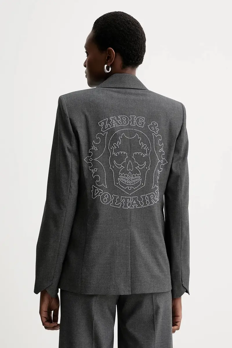 giacca colore grigio WWBL01946 miniatura 3