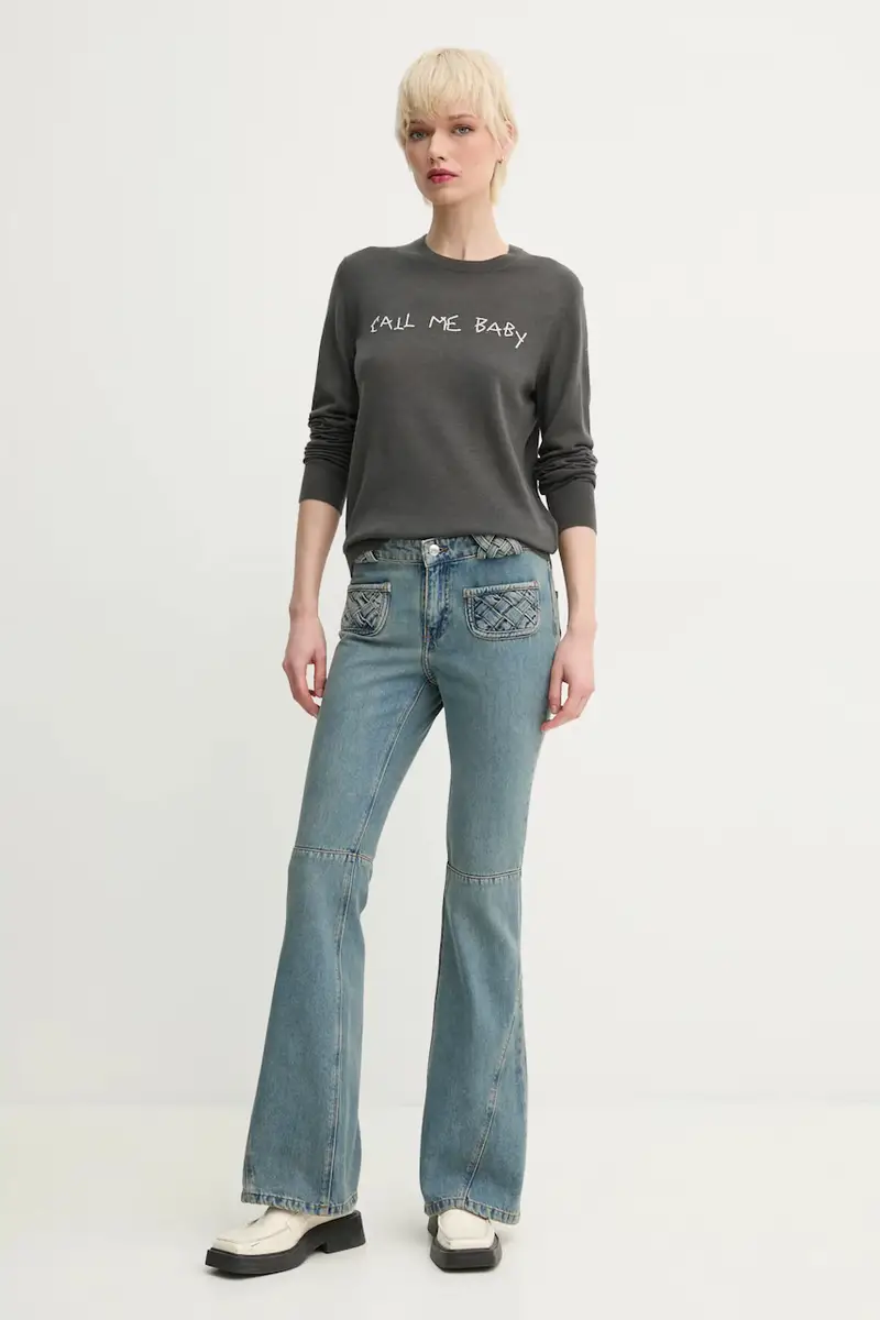 Zadig & Voltaire Jeans Donna Blu 3580475 miniatura 2