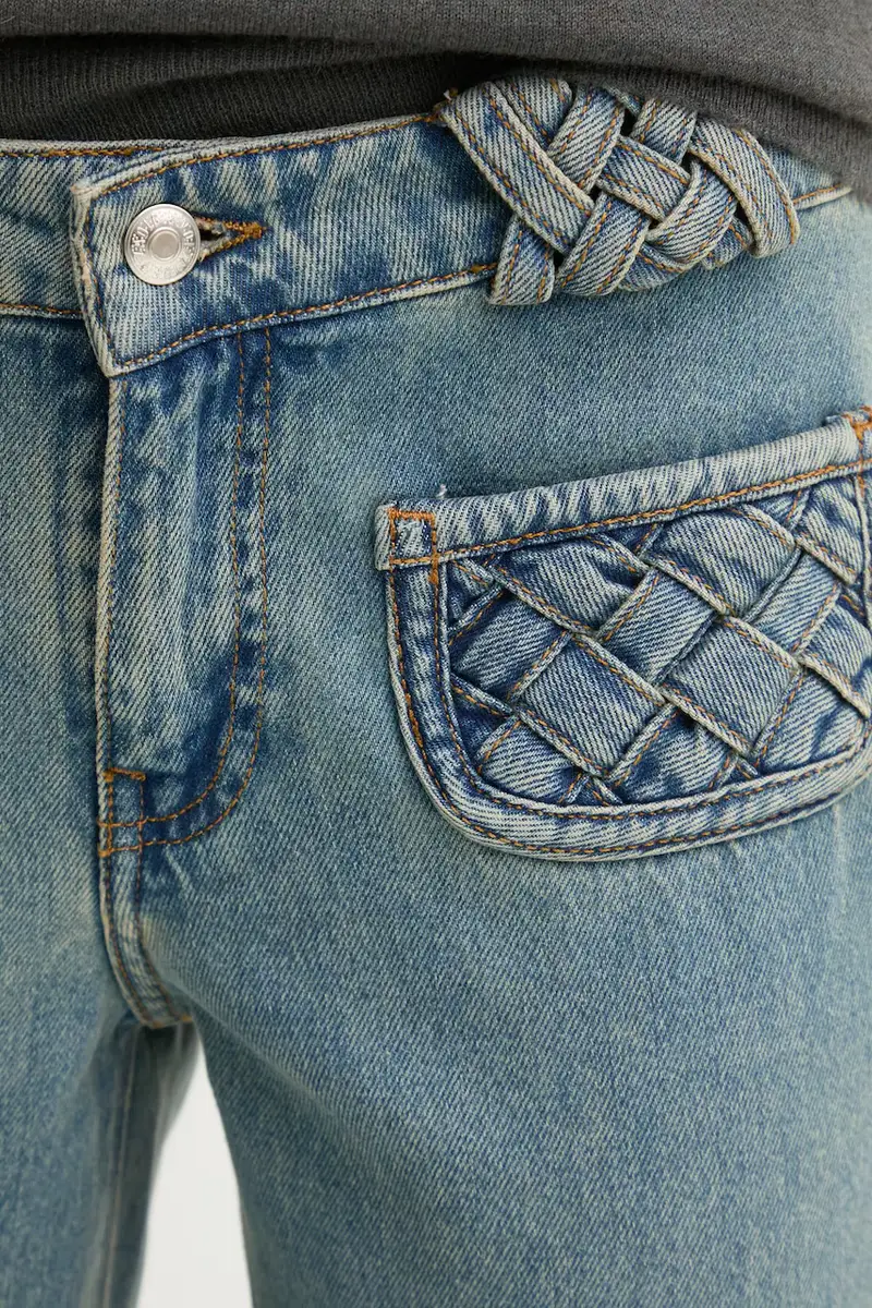 Zadig & Voltaire Jeans Donna Blu 3580475 miniatura 5