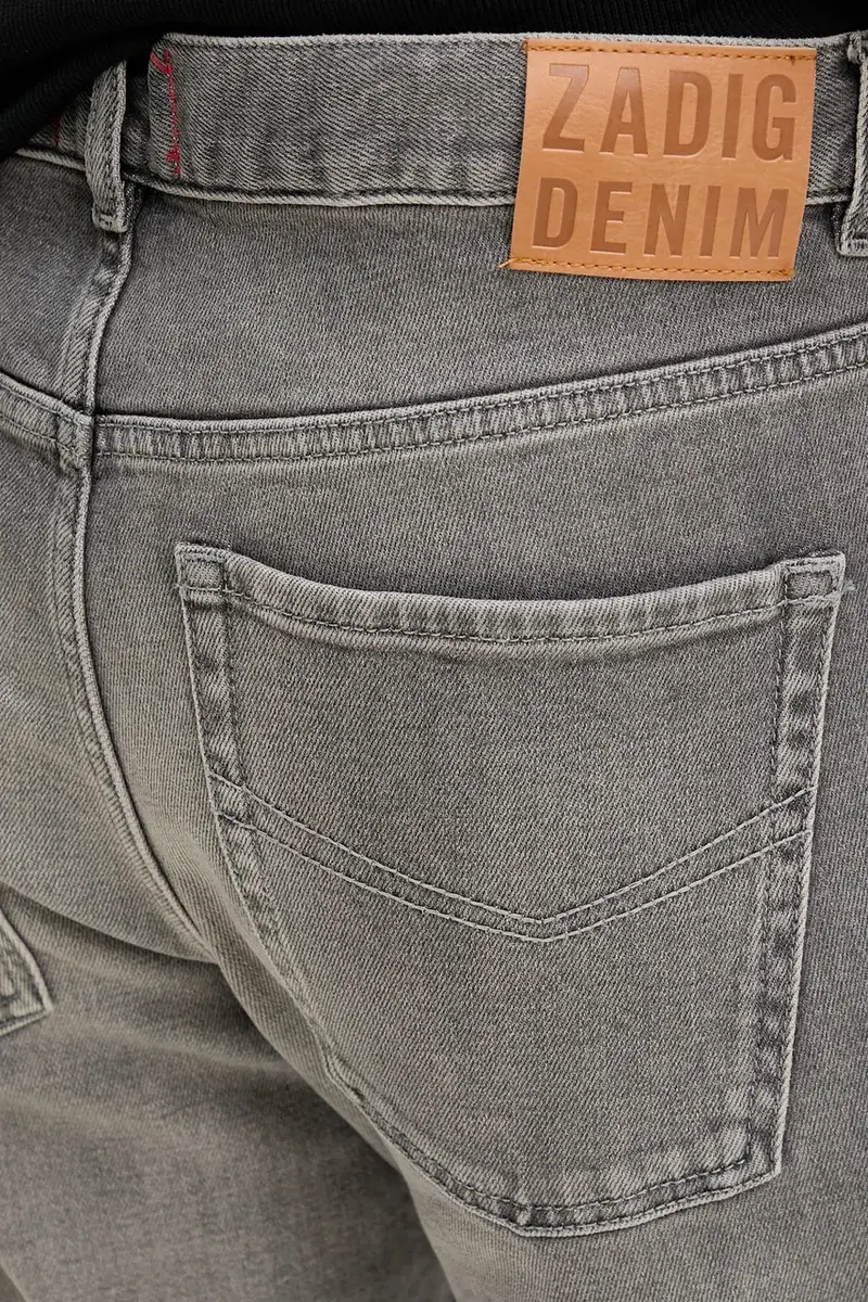 Zadig & Voltaire Jeans Uomo Grigio 3770191 miniatura 4