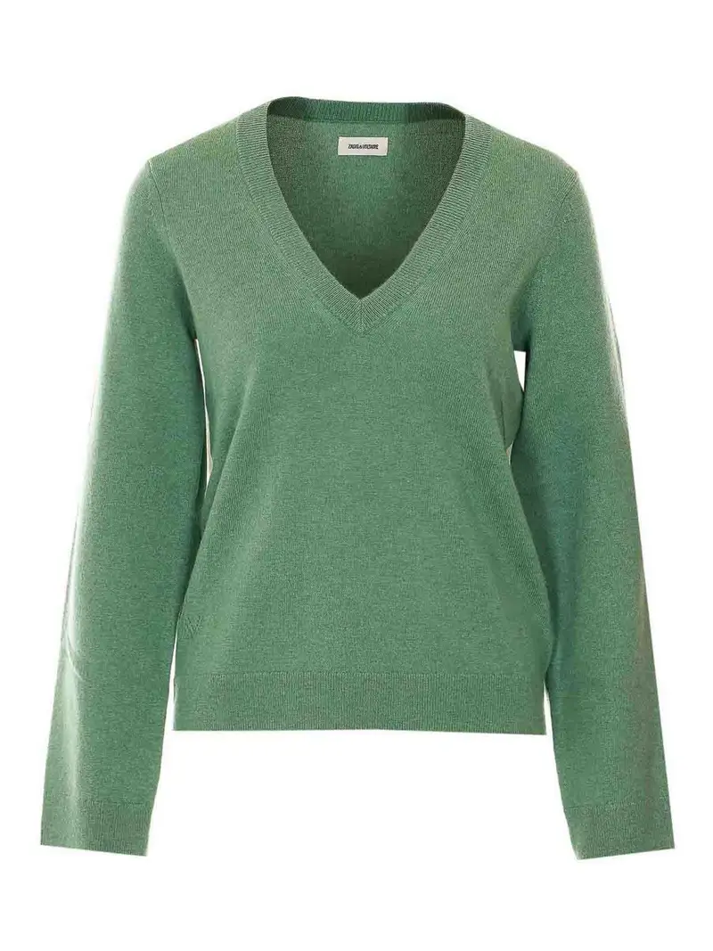 Maglione con toppa Vera verde