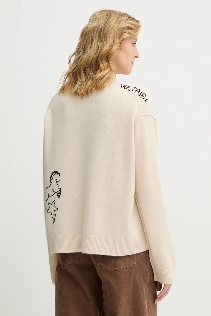 maglione in cachemirie Beige miniatura 3