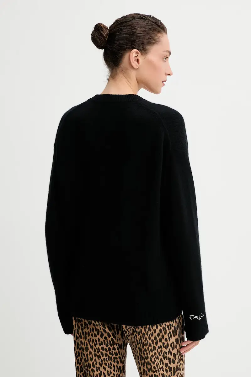 maglione in cachemirie Nero miniatura 3