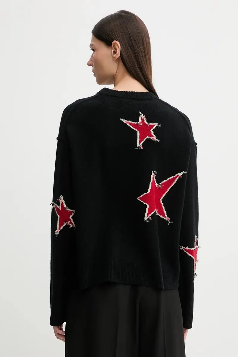 maglione in cachemirie Nero miniatura 3