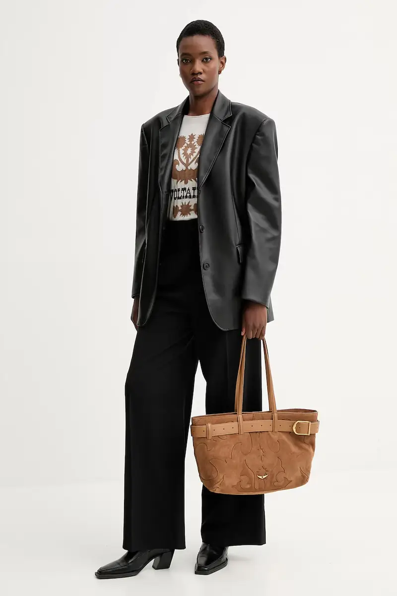 maglione in lana donna colore beige KWSW02802 miniatura 2