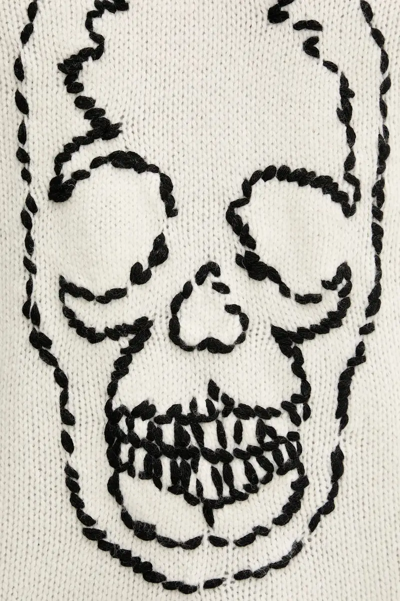 maglione in lana uomo colore beige KMSW01792 miniatura 5