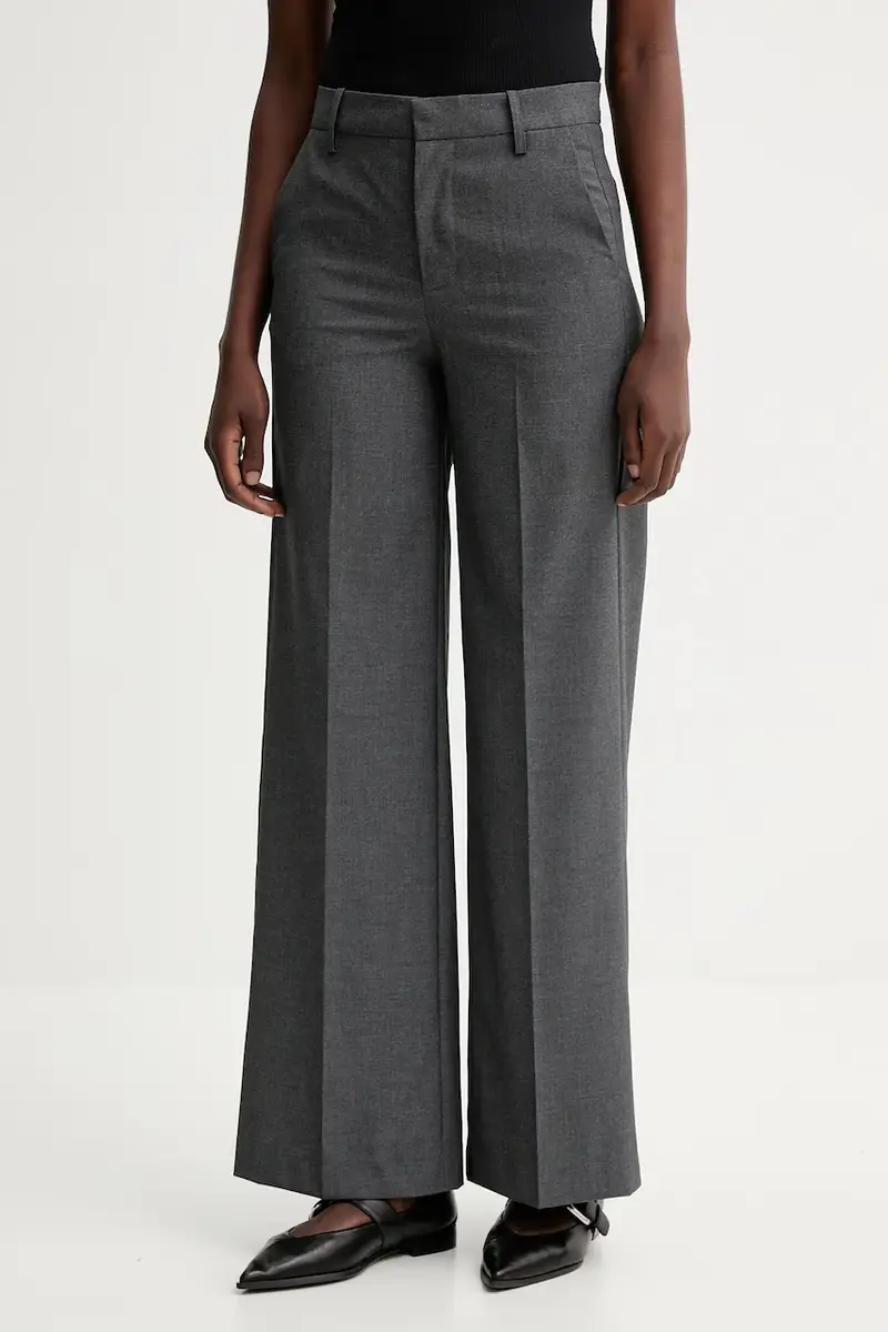 pantaloni donna colore grigio WWPA01875