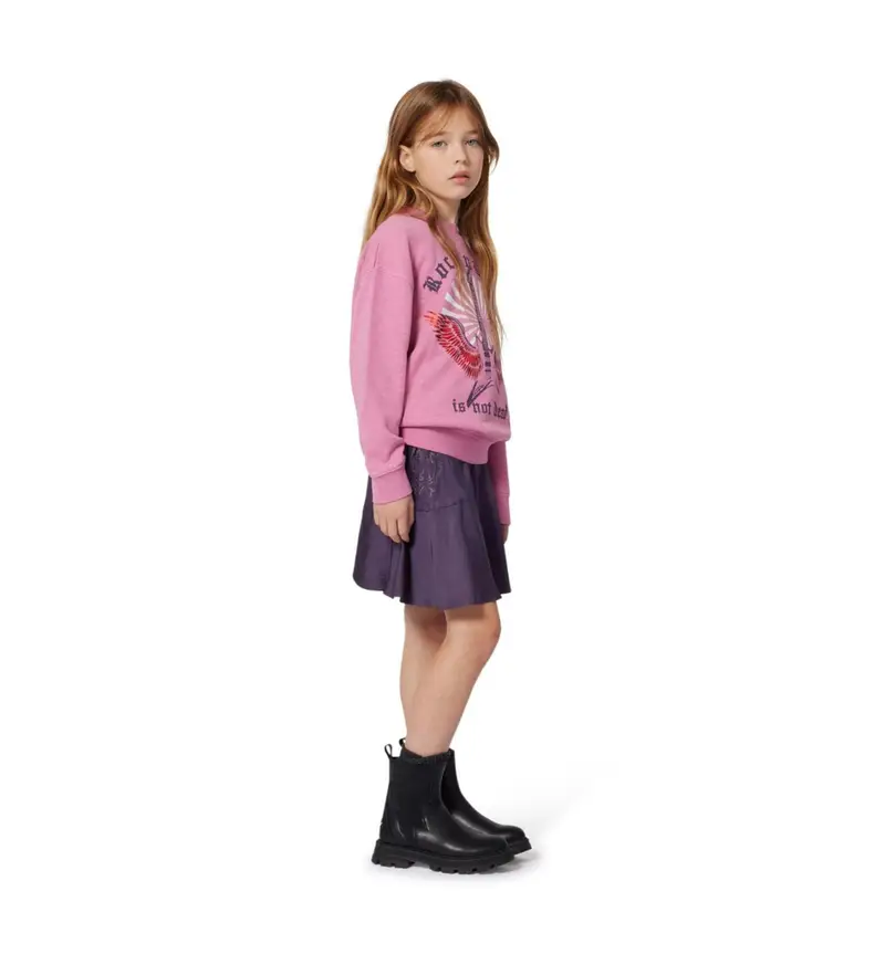 per ragazza X60433 Felpa Pink Rock (10Años= 138cm), Casual, Rosa, Cotone, moda per bambini