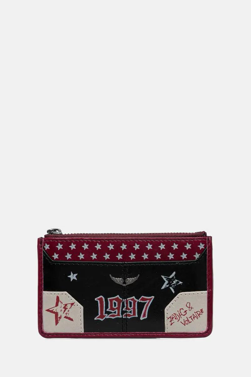 portafoglio in pelle donna colore nero LWSG03676