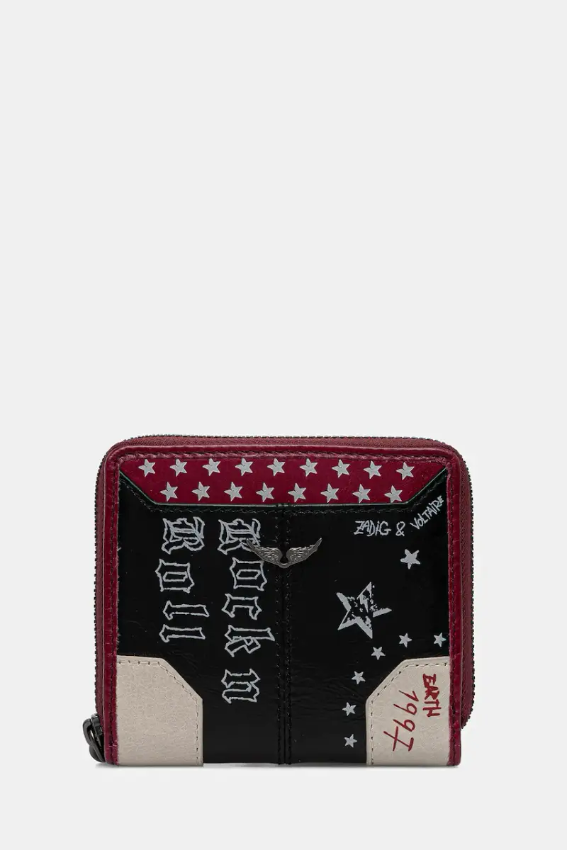 portafoglio in pelle donna colore nero LWSG03712 miniatura 2