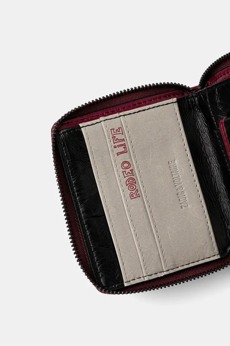 portafoglio in pelle donna colore nero LWSG03712 miniatura 4