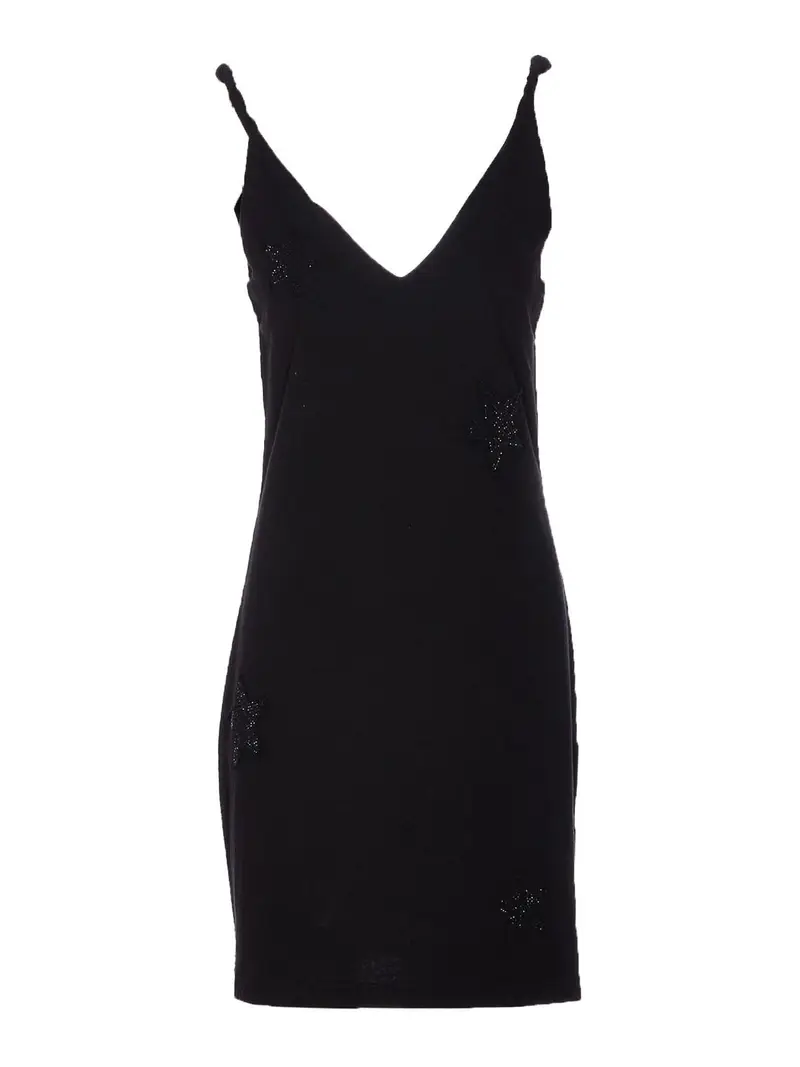 Stella BC Patch Strass Dress Nero
