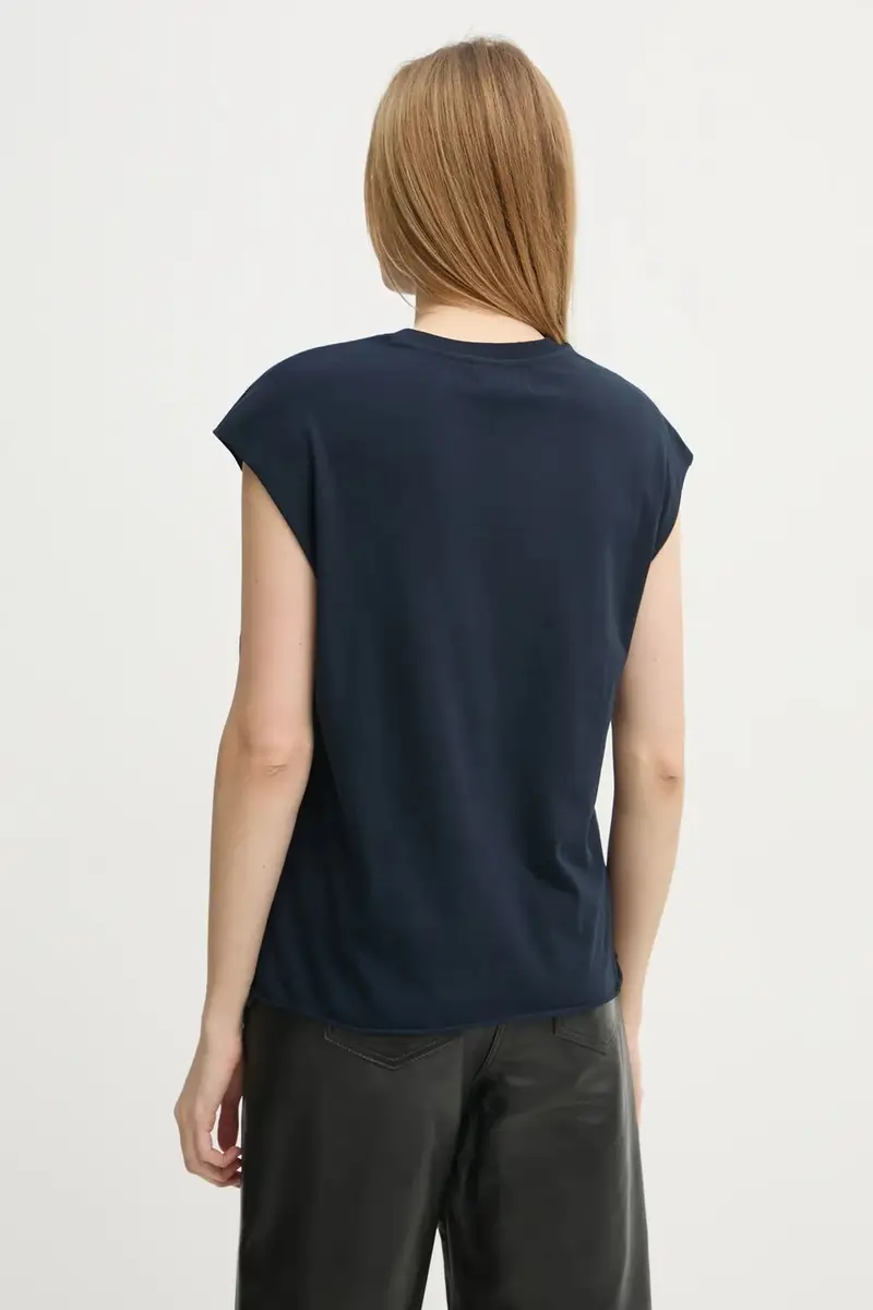 Zadig & Voltaire T-shirt Donna Blu 3245961 miniatura 3
